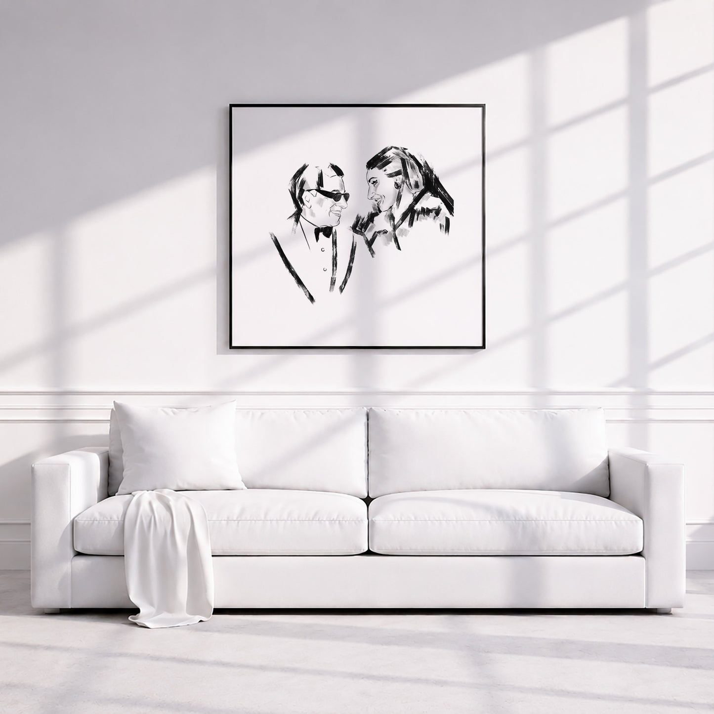 Maria and Aristotle Onassis. Museum Framed Print