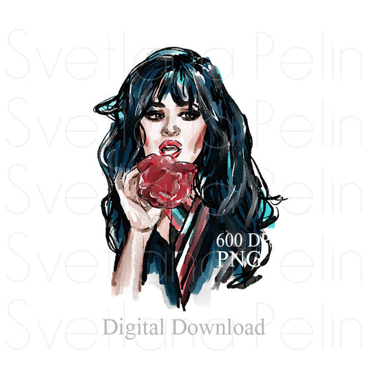 Camila, CC, STICKER, PNG, INSTANT Download