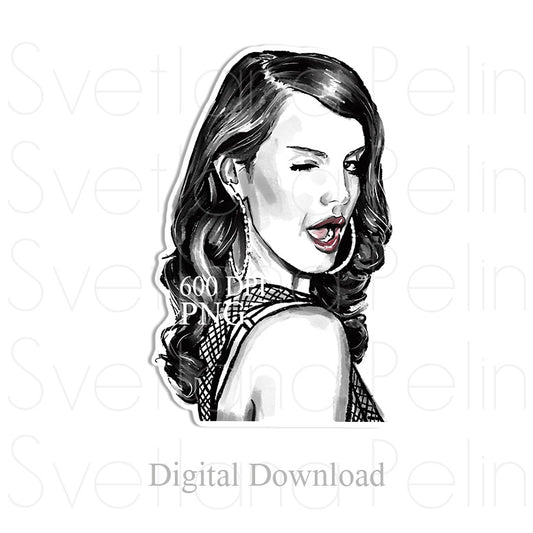 Lana, LD, Digital Sticker, PNG, INSTANT Download