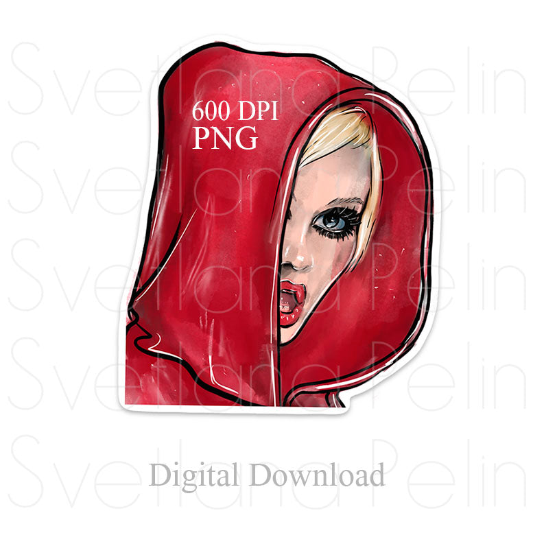 Twiggy, Digital Sticker, PNG, INSTANT Download