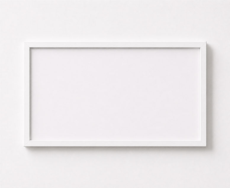White Minimal Frame · No. 03