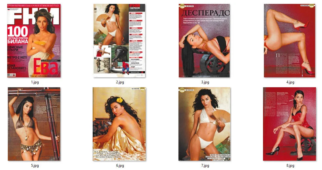 ORIGINAL Russian Magazine, FHM, Eva Longoria, 2007