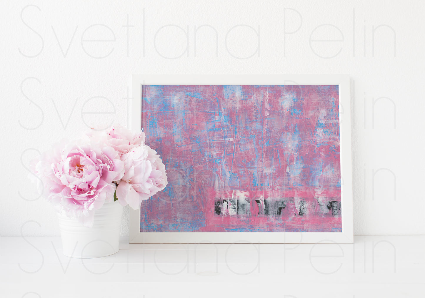 Emotion Series: Composure, Abstract Art, ORIGINAL Acrylic Painting by Svetlana Pelin