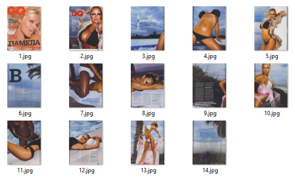 Pamela Anderson, Russian magazine, Cover, DIGITAL LISTING, Instant Download