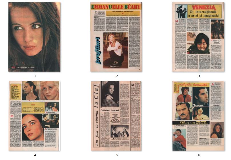 Emmanuelle Béart, Romanian magazine, Cover, DIGITAL LISTING, Instant Downloady
