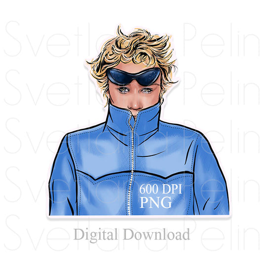 Heath Ledger, Digital Sticker, PNG, INSTANT Download