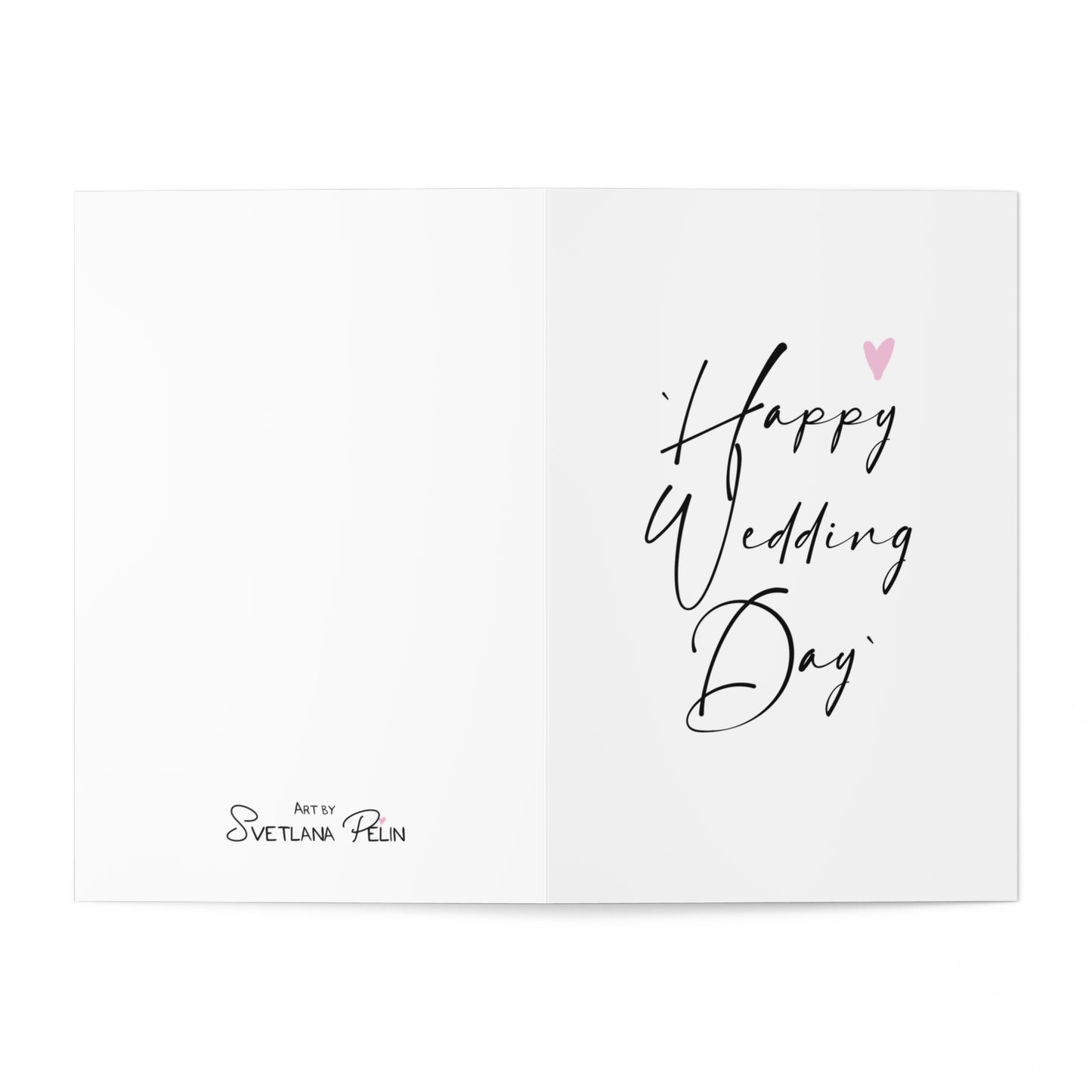 Happy Wedding Day, Greeting Cards (7 pcs)