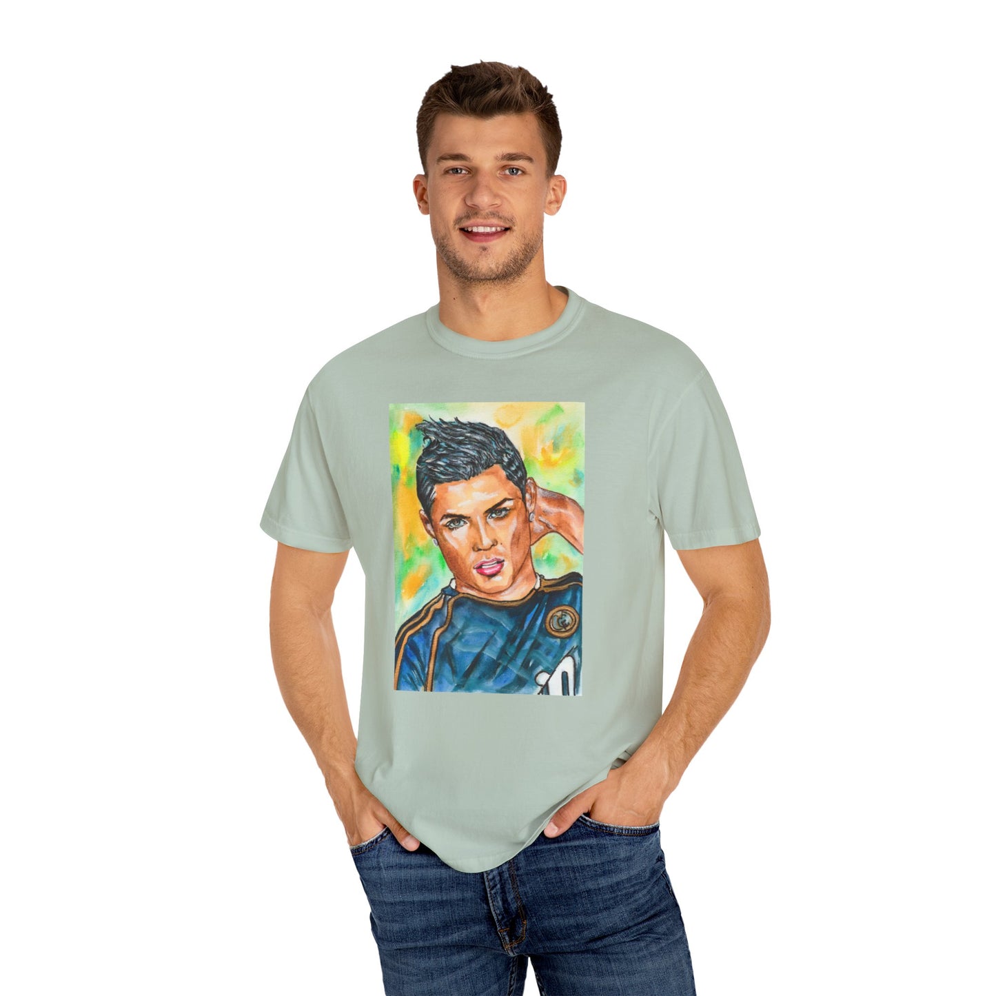 Cristiano Ronaldo, Unisex Garment-Dyed T-shirt