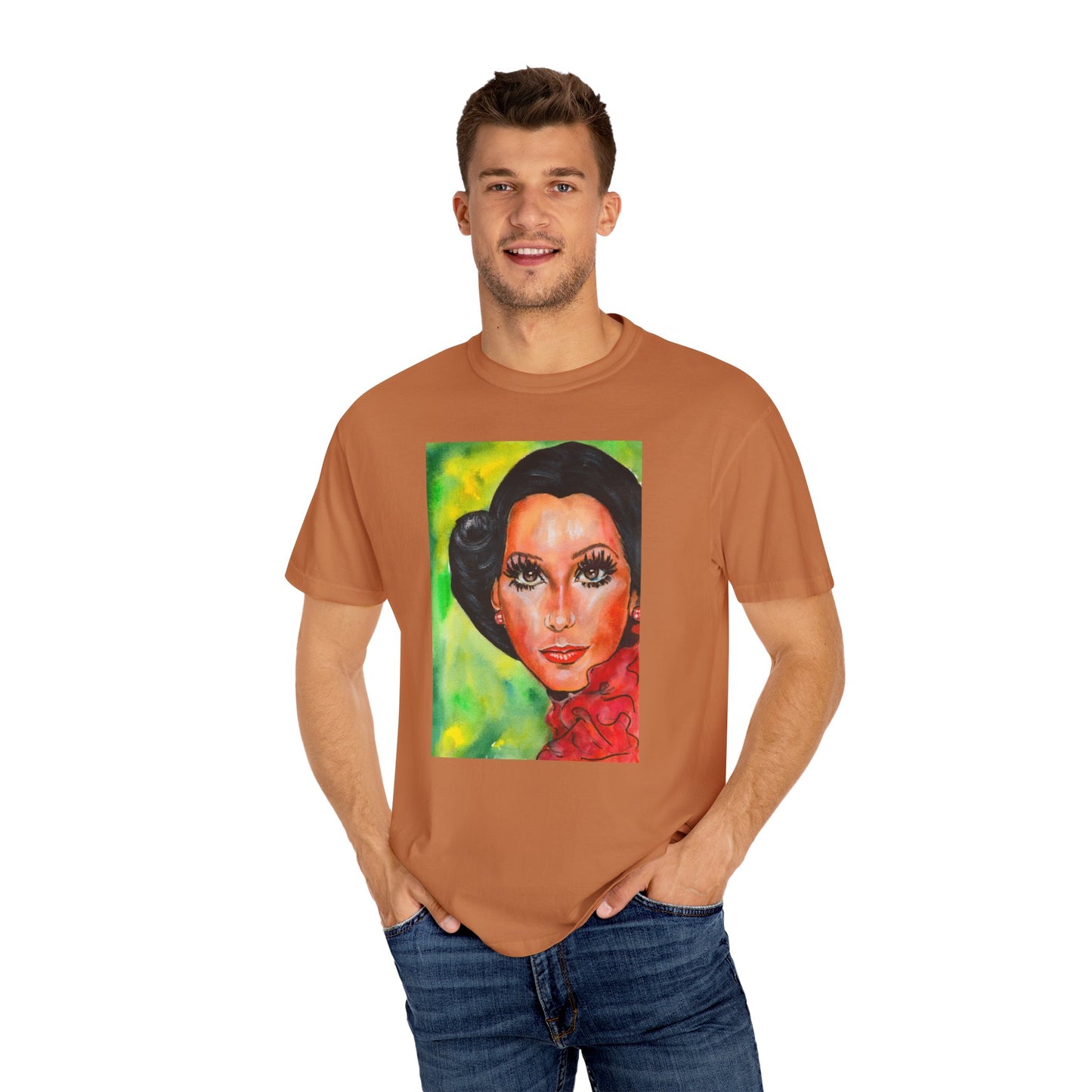 Cher, Unisex Garment-Dyed T-shirt