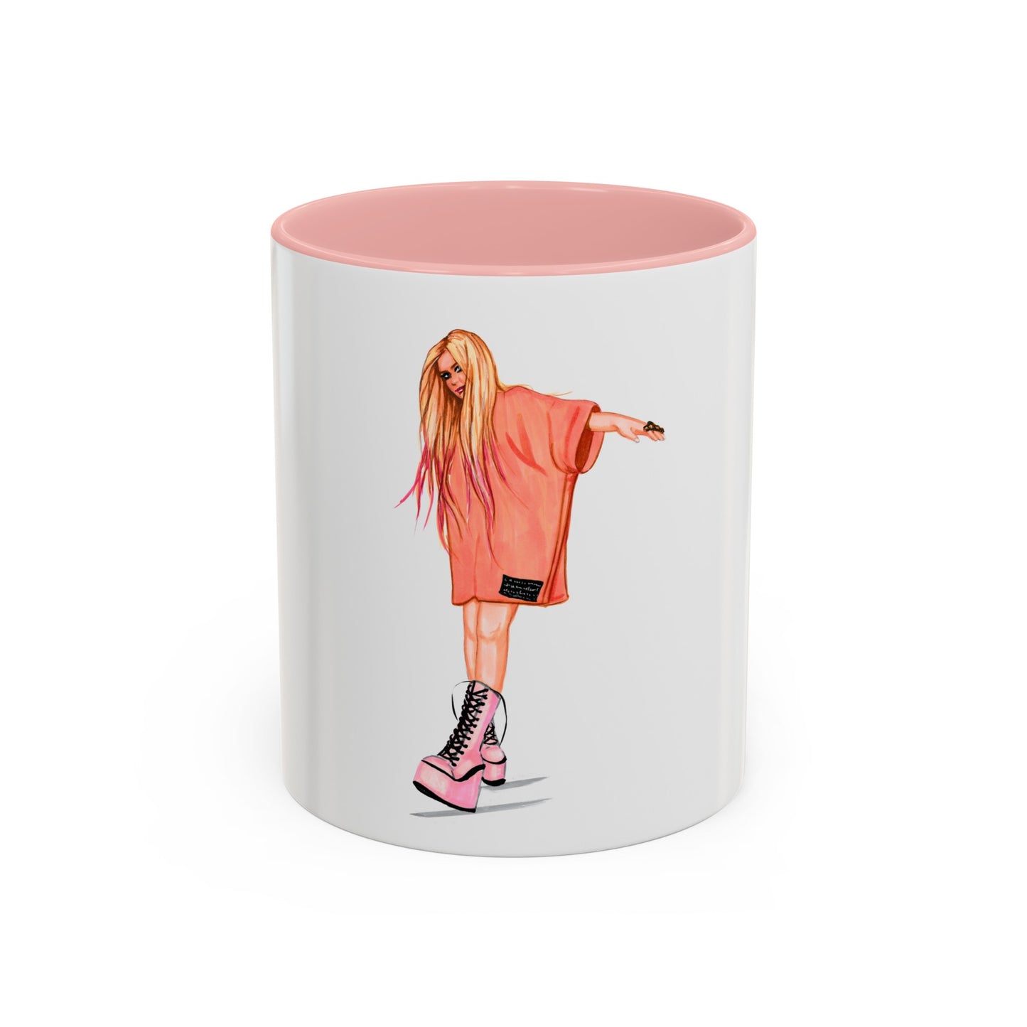 Avril, Accent Coffee Mug (11, 15oz)