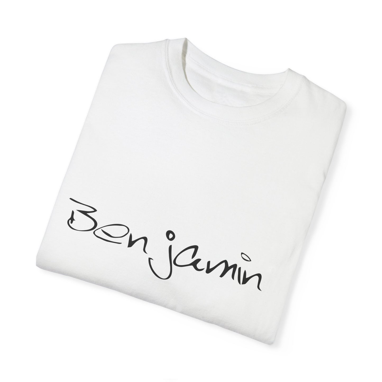 Benjamin, Man, Boy, Name, Unisex Garment-Dyed T-shirt