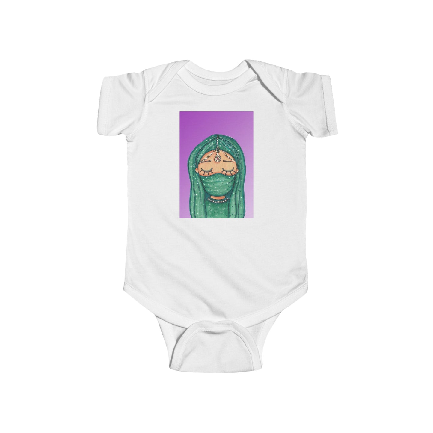 Arabic girl, Infant Fine Jersey Bodysuit