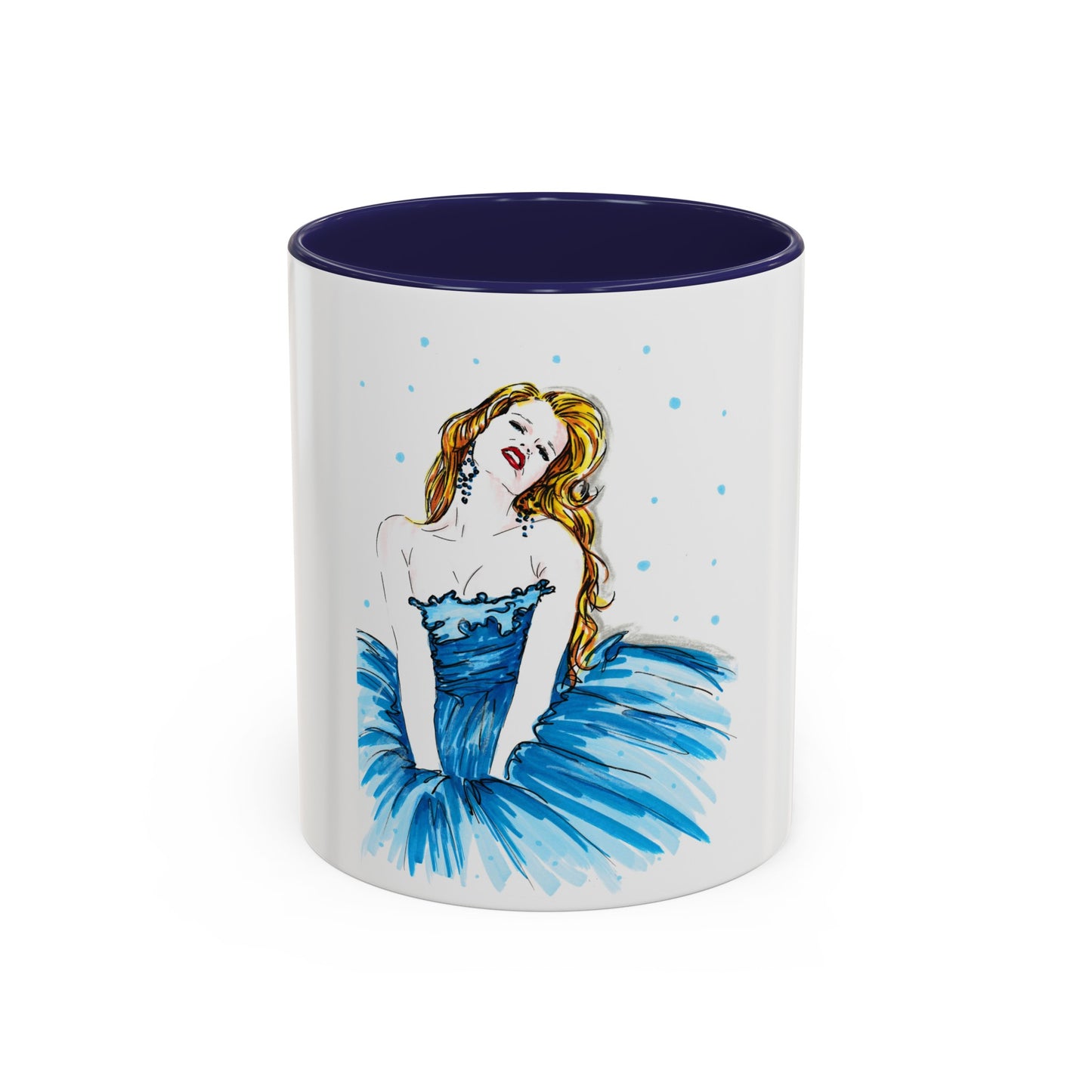 Claudia Schiffer, Accent Coffee Mug (11, 15oz)