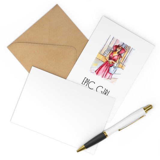 Epic Girl, Card for Her, Postcards (7 pcs)