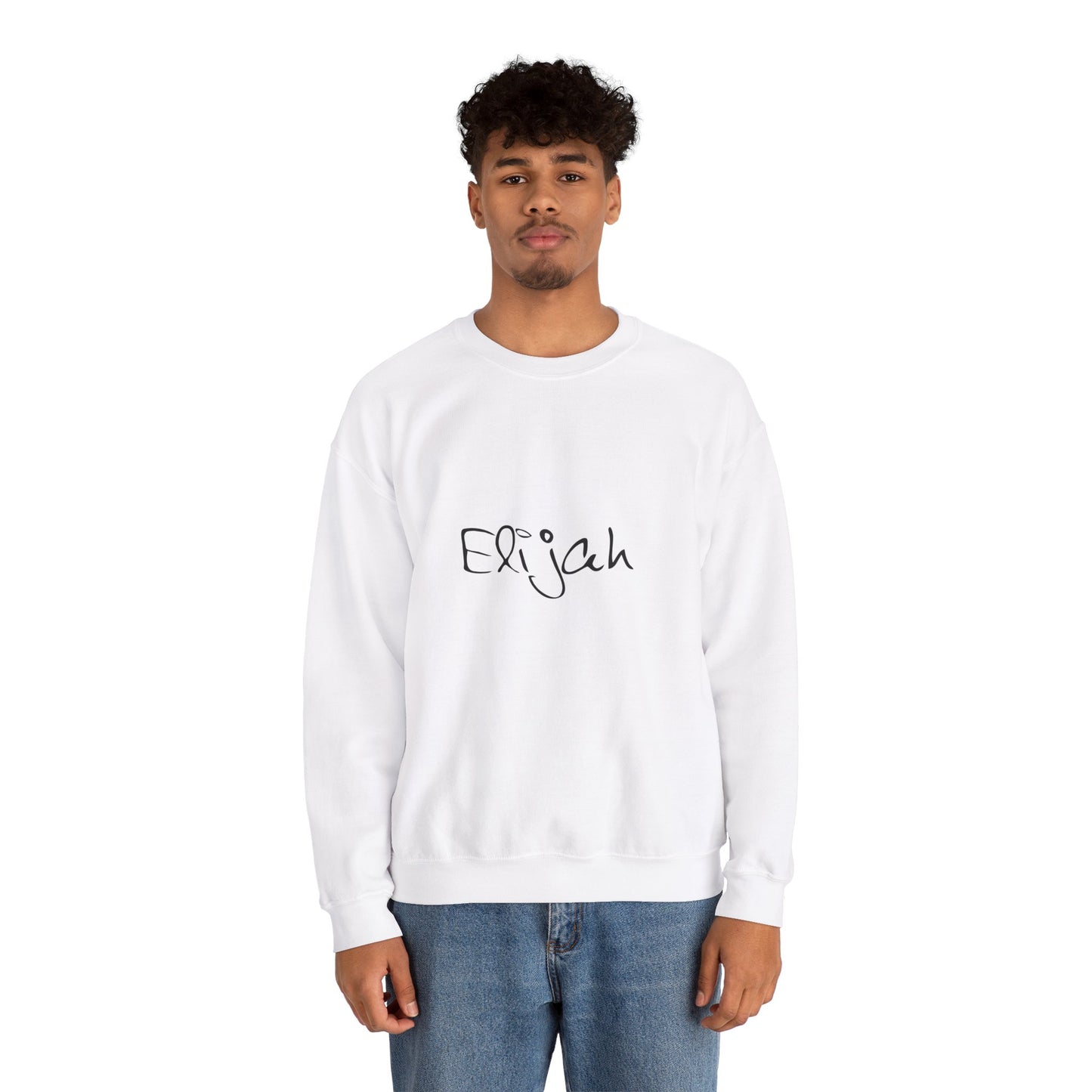 Elijah, Man, Boy, Name, Unisex Heavy Blend™ Crewneck Sweatshirt