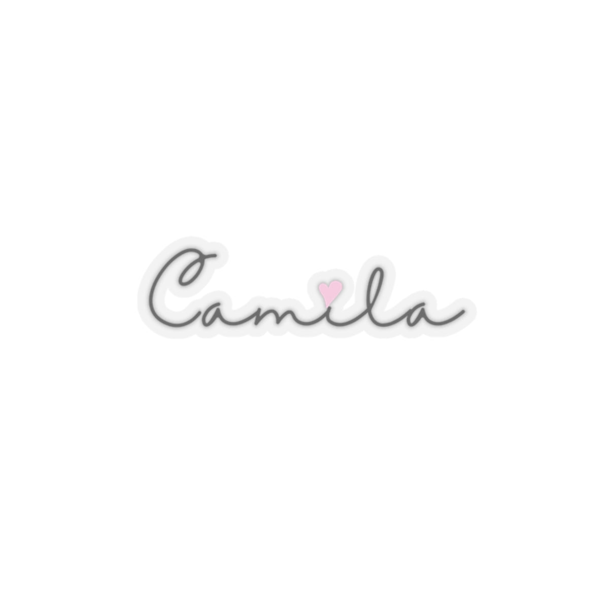 Camila, Girl, Woman, Name, Kiss-Cut Stickers