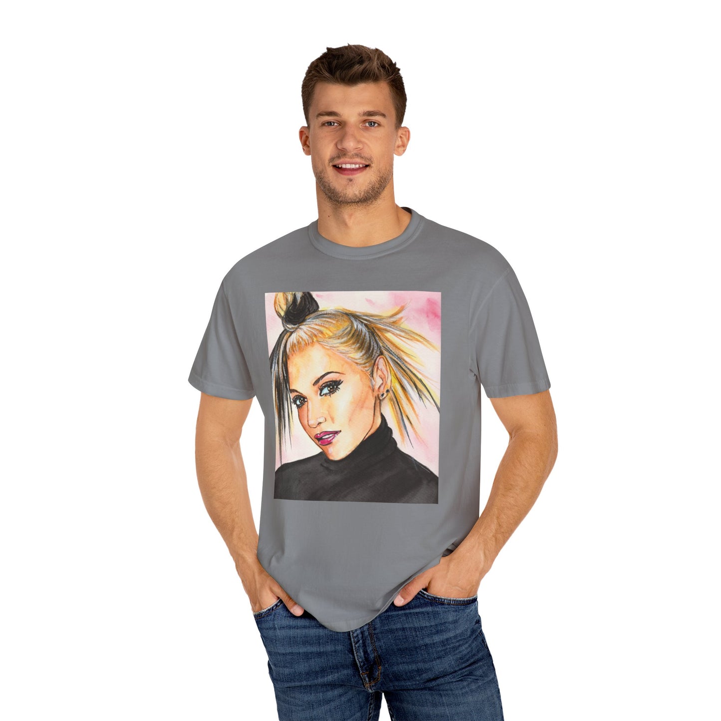 Gwen, Unisex Garment-Dyed T-shirt