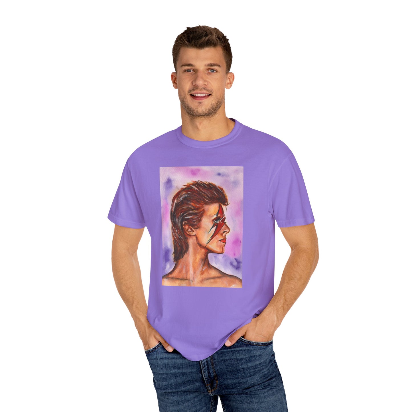 David Bowie, Unisex Garment-Dyed T-shirt