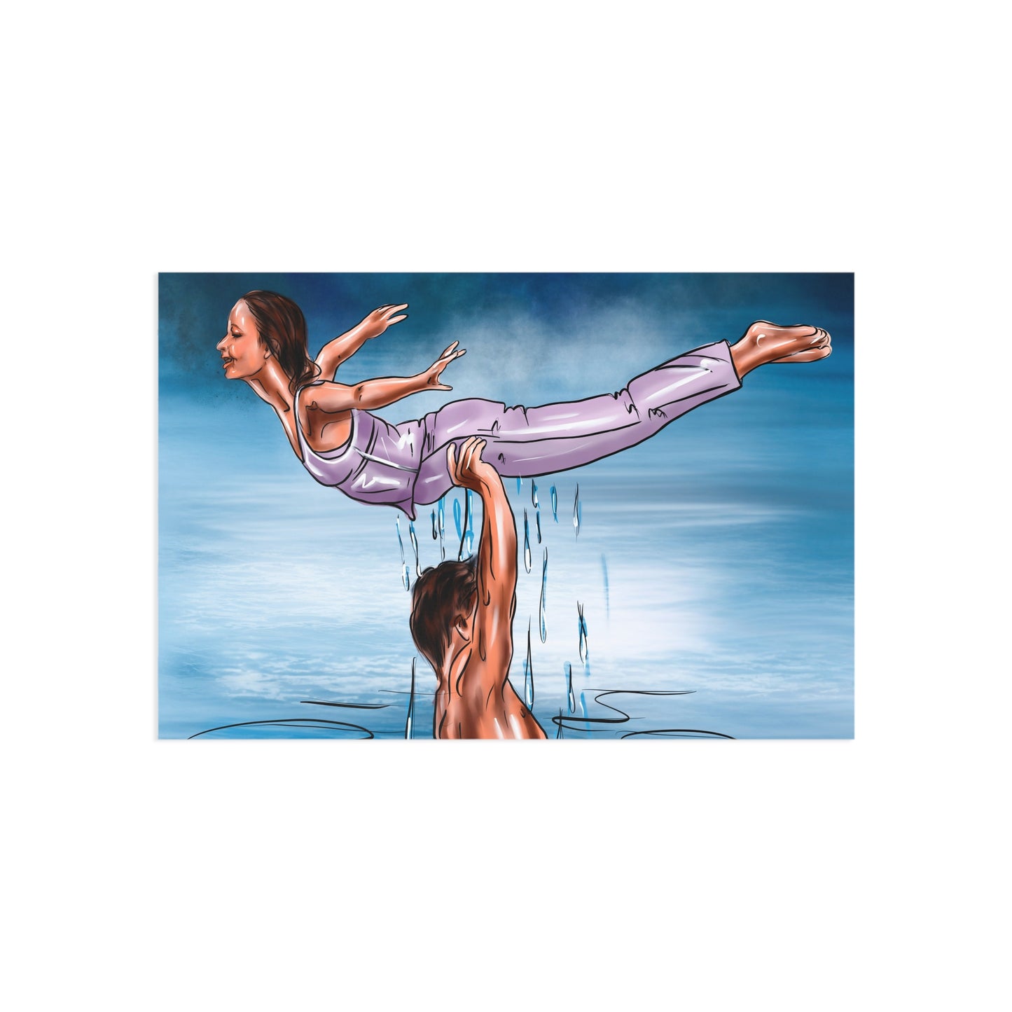 Dirty Dancing, Jennifer Grey, Patrick Swayze, Fine Art Postcards