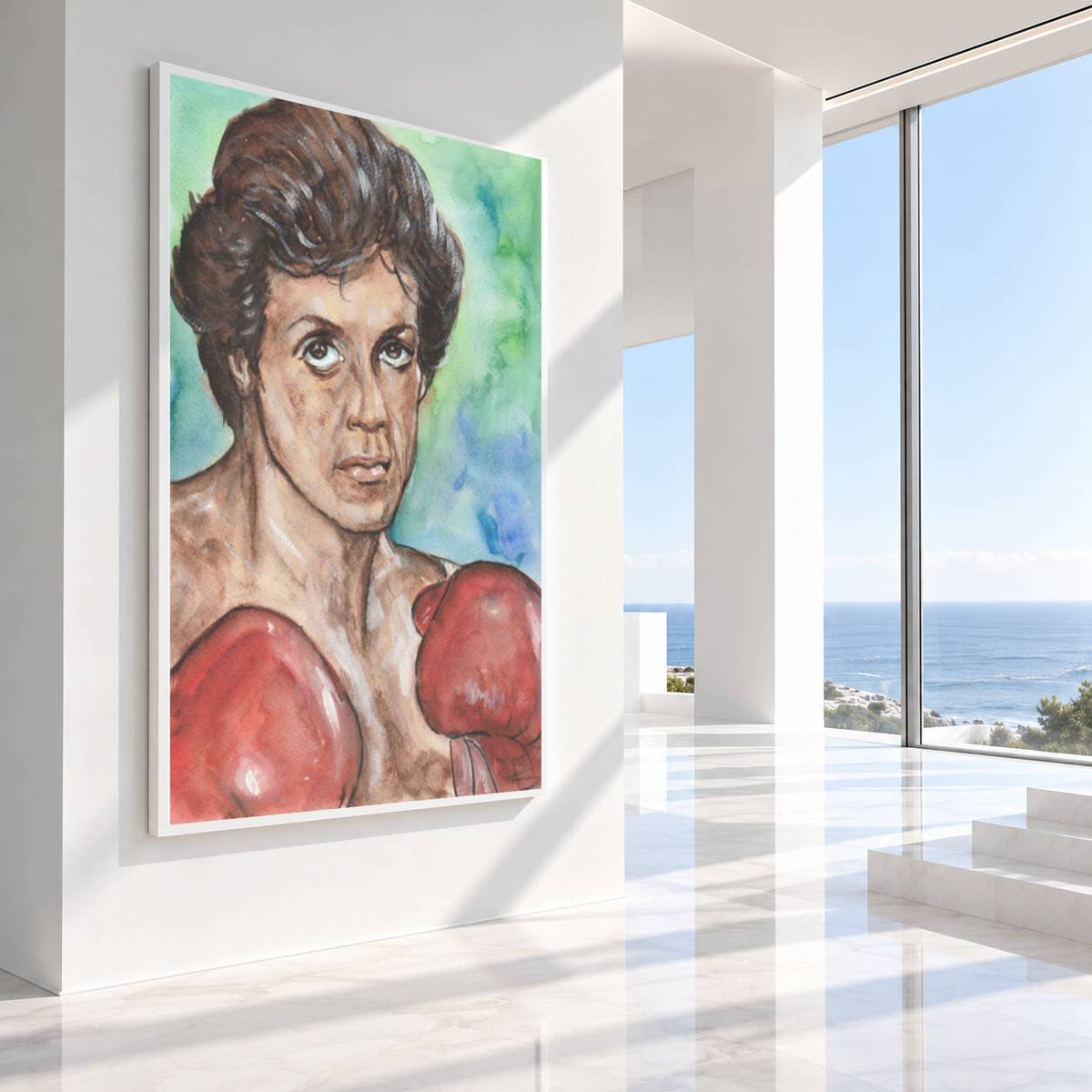 Sylvester Stallone | Framed Fine Art Print