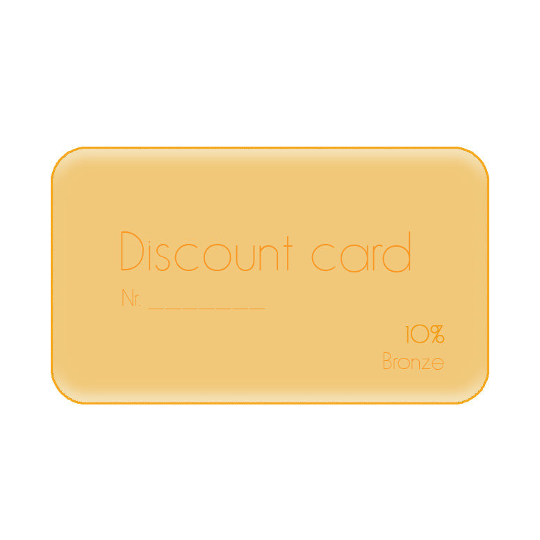 BRONZE card 10%