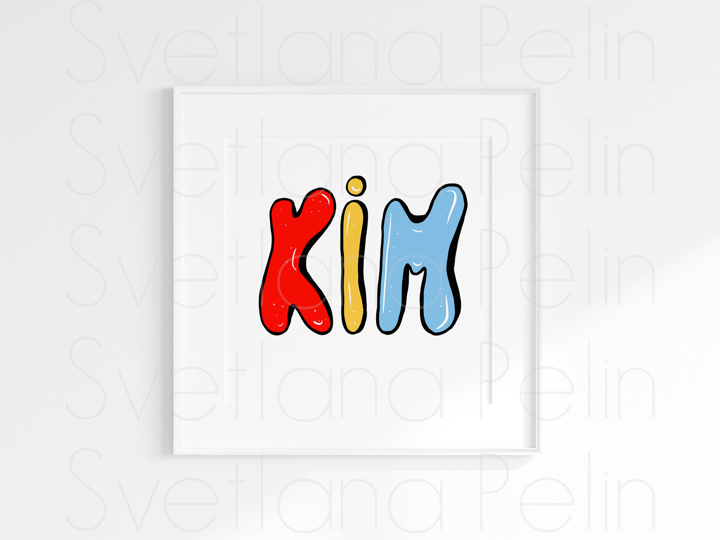 Custom Name Drawing, Art Commission, Digital Personalized letters