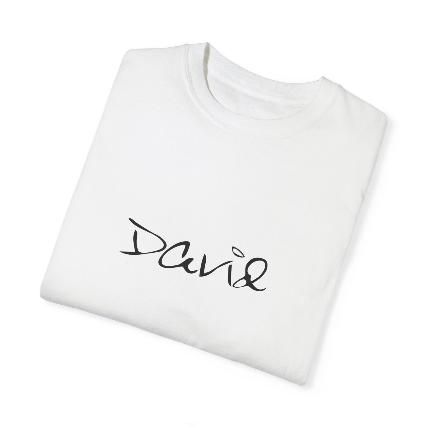 David, Man, Boy, Name, Unisex Garment-Dyed T-shirt