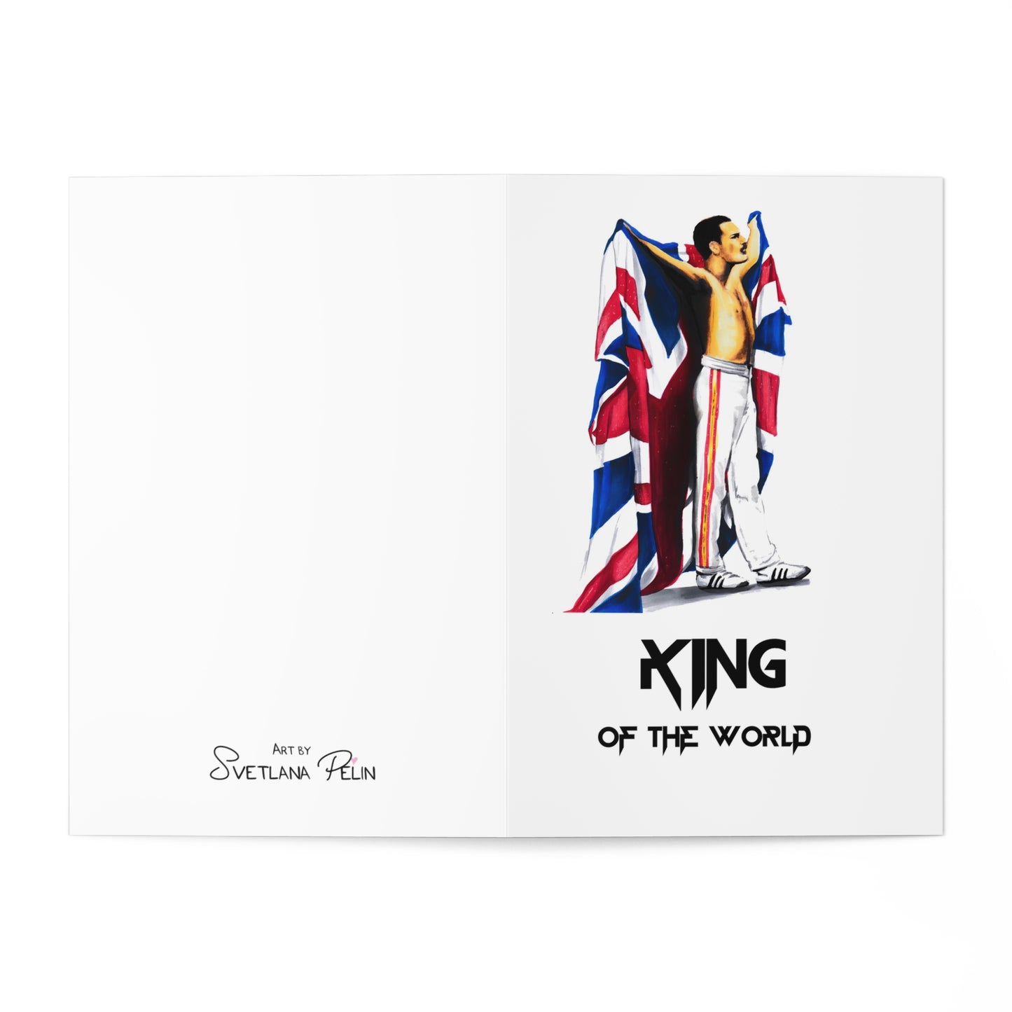 King Of The World, Card for Him, Greeting Cards (7 pcs)