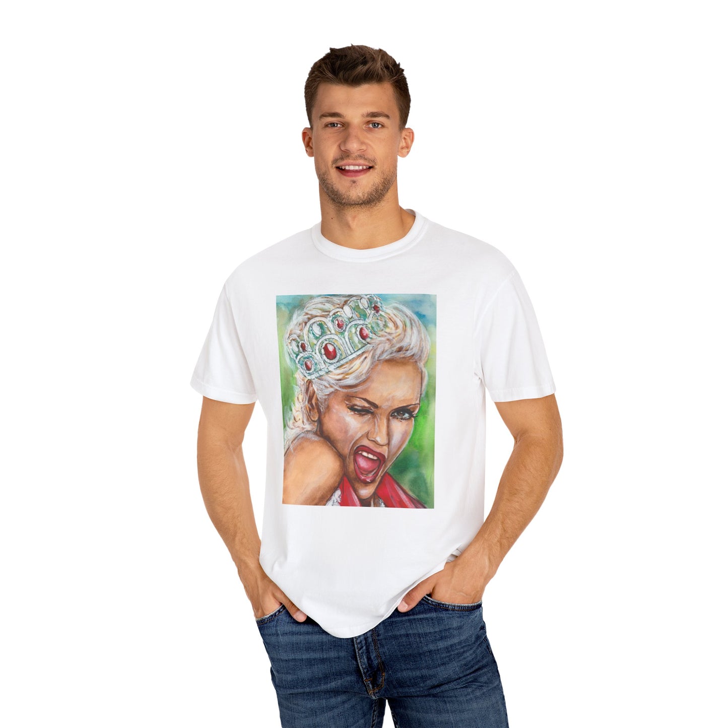 Gwen, Unisex Garment-Dyed T-shirt