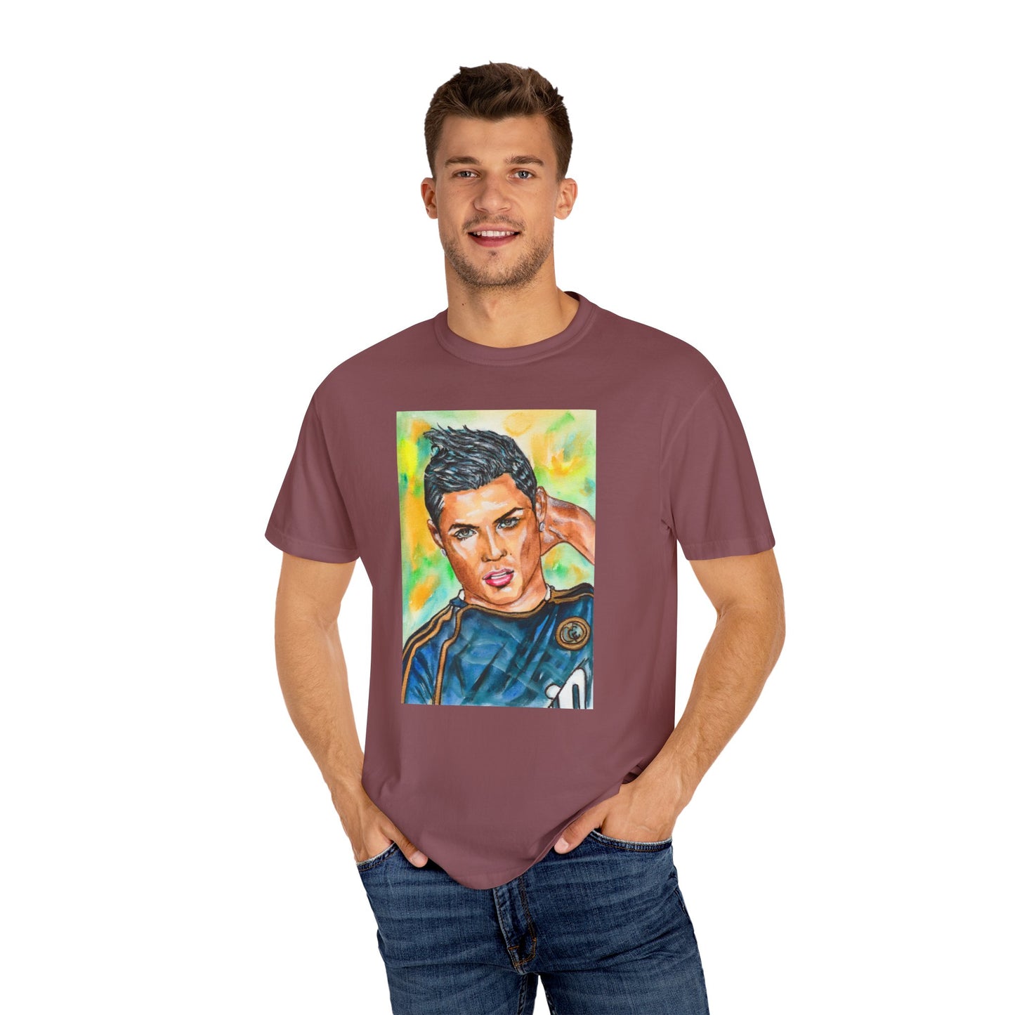 Cristiano Ronaldo, Unisex Garment-Dyed T-shirt