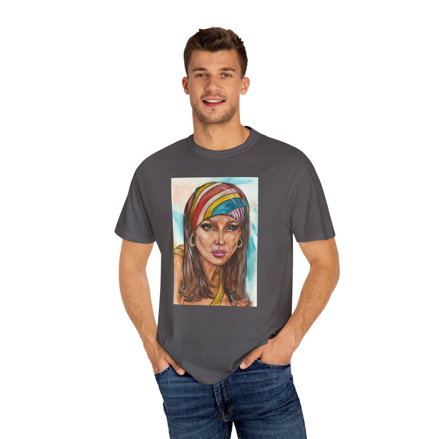 Jennifer Lopez, Unisex Garment-Dyed T-shirt