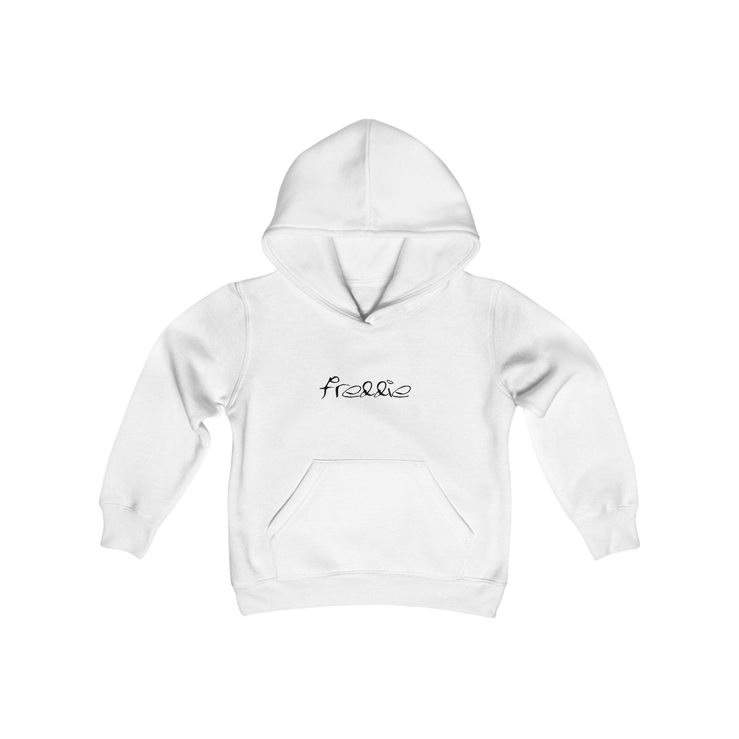 Freddie, Boy, Name, Youth Heavy Blend Hooded Sweatshirt