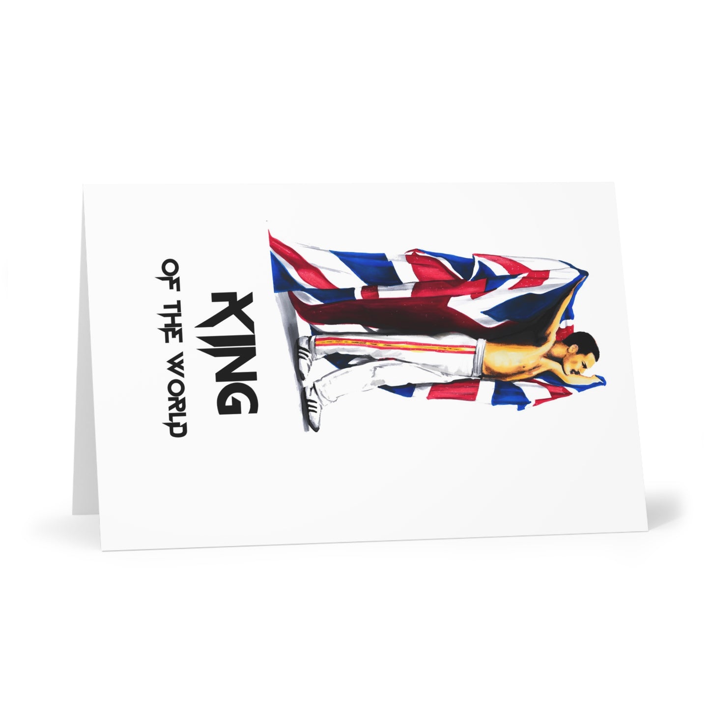 King Of The World, Card for Him, Greeting Cards (7 pcs)