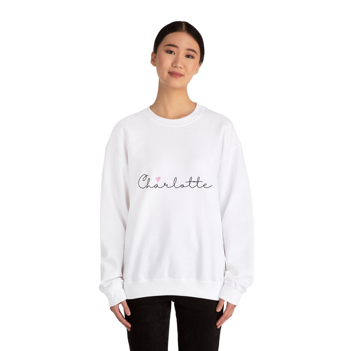 Charlotte, Girl, Woman, Name, Unisex Heavy Blend™ Crewneck Sweatshirt