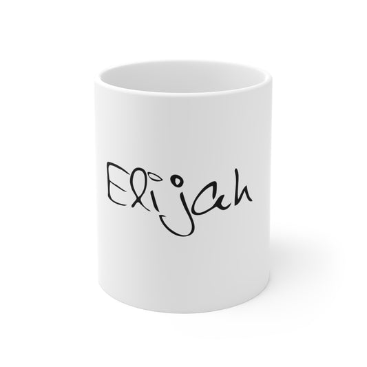 Elijah, Man, Boy, Name, Mug 11oz