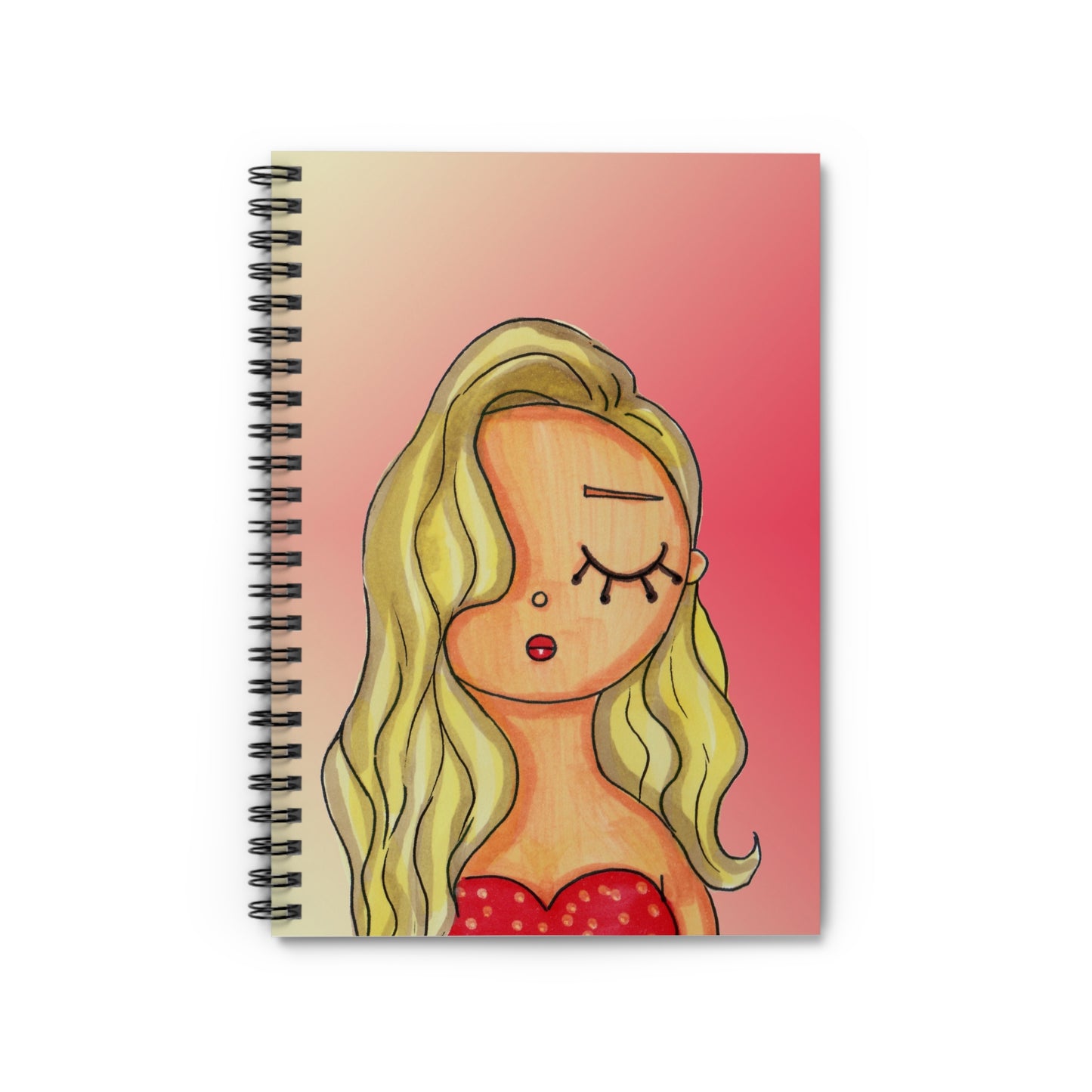 Veronica Lake, Spiral Notebook - Ruled Line