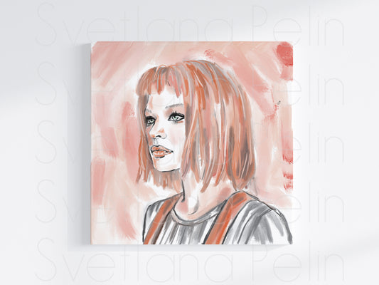 Milla Jovovich, The Fifth Element, Printable Art, INSTANT DOWNLOAD