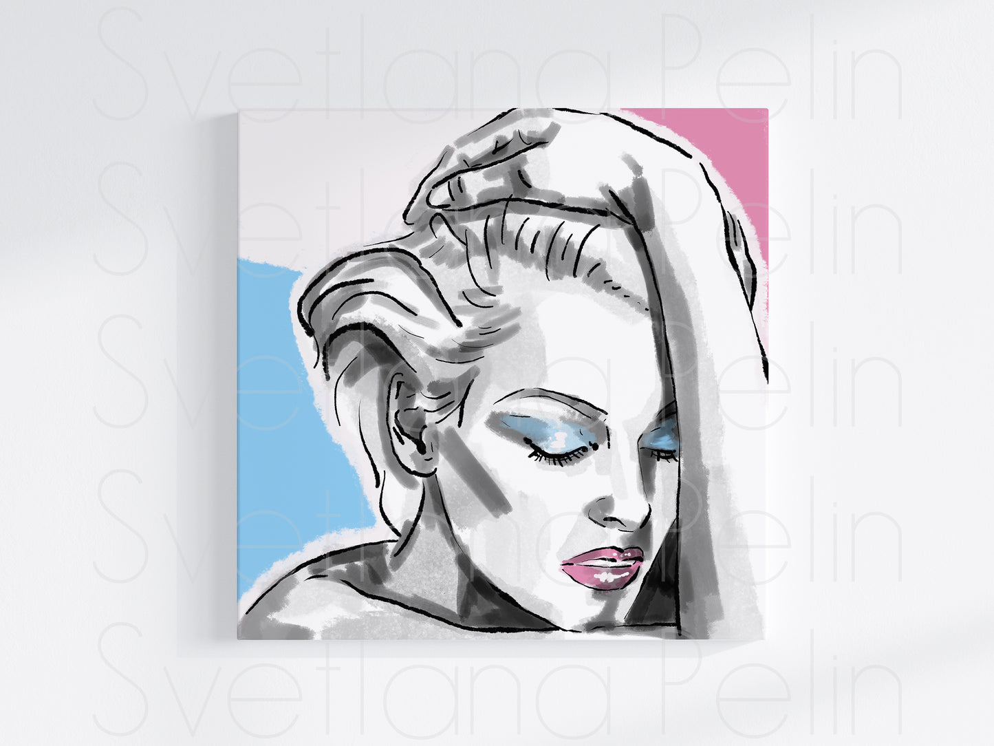 Linda Evangelista, Printable Art, INSTANT DOWNLOAD