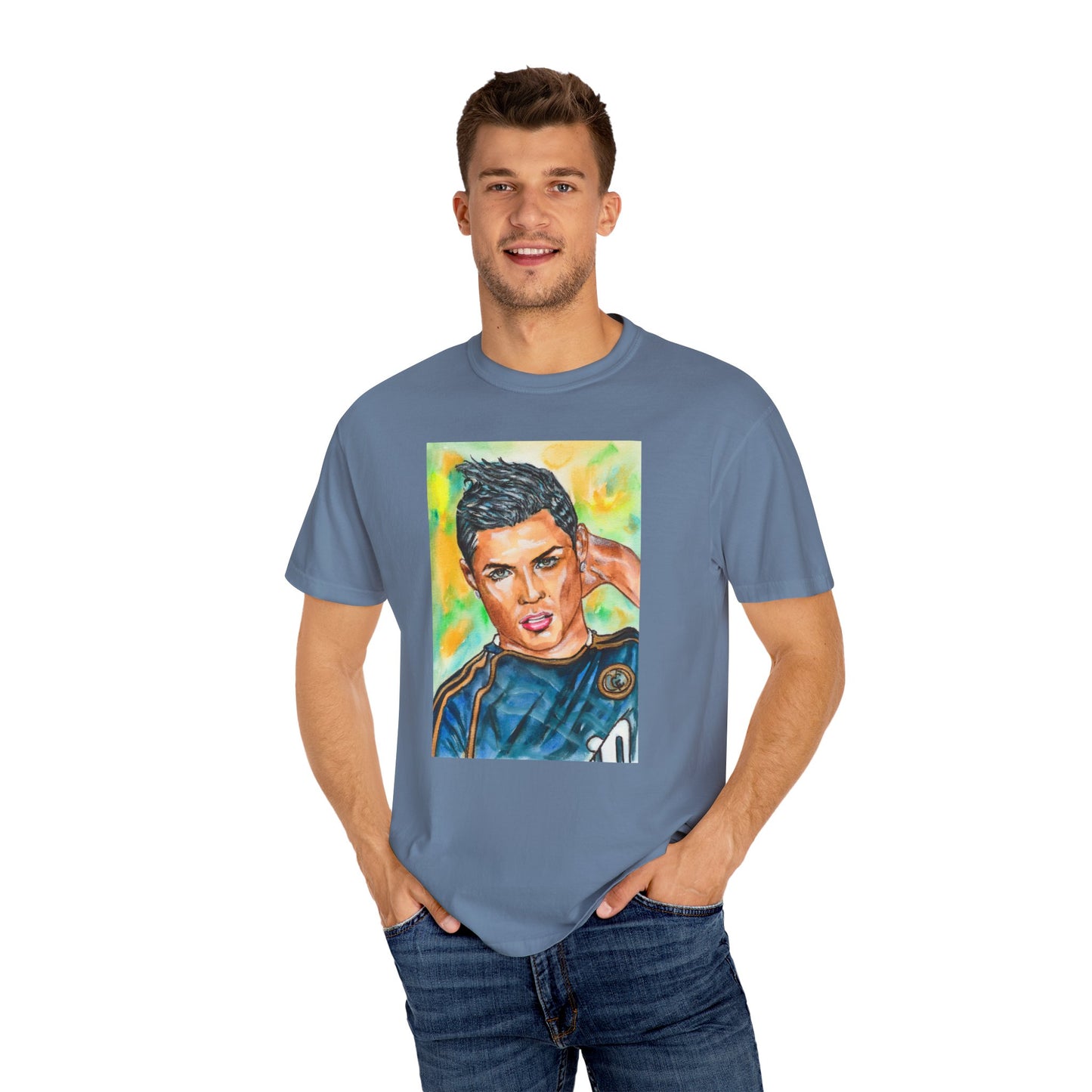 Cristiano Ronaldo, Unisex Garment-Dyed T-shirt