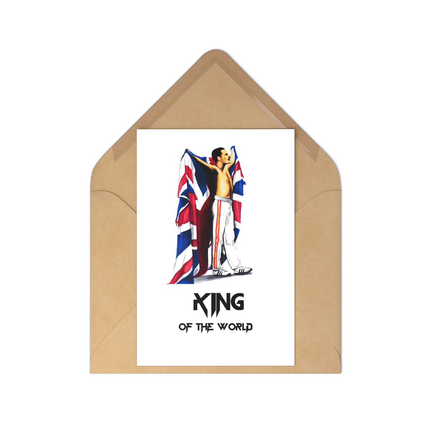 King Of The World, Card for Him, Postcards (7 pcs)