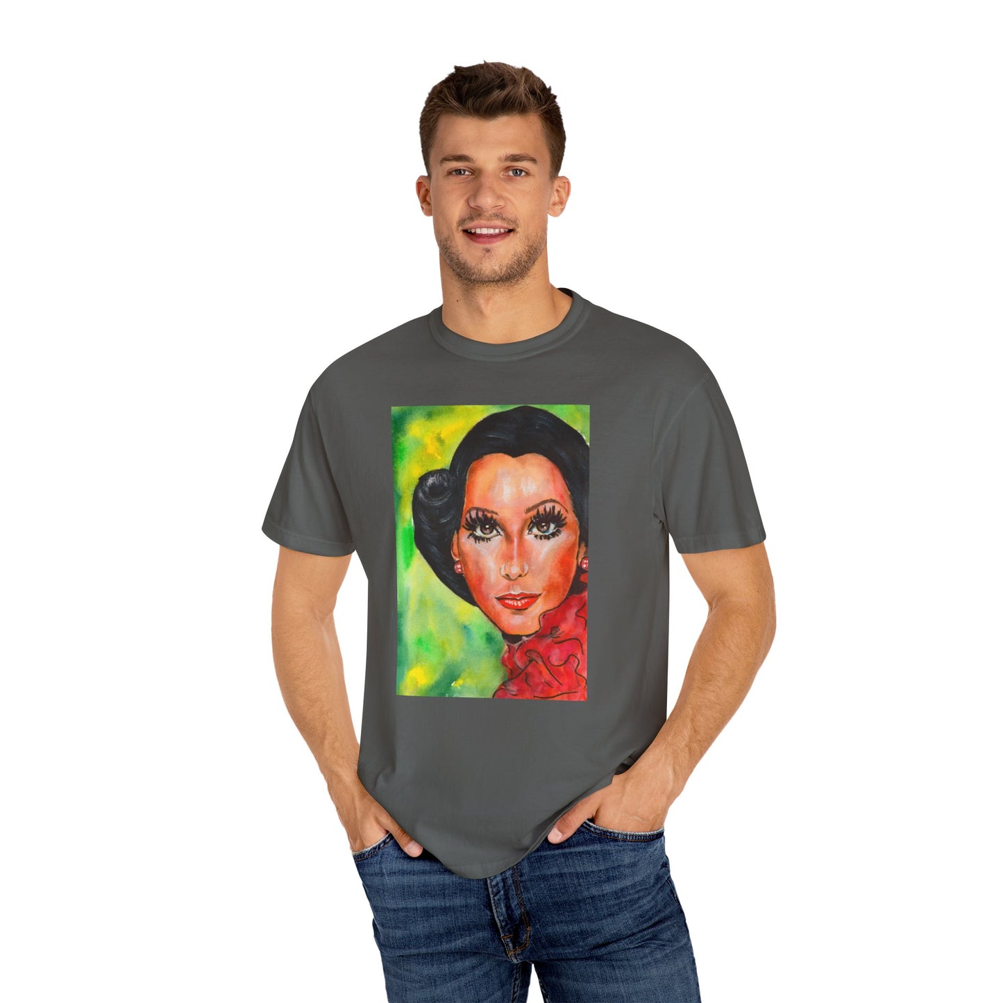 Cher, Unisex Garment-Dyed T-shirt