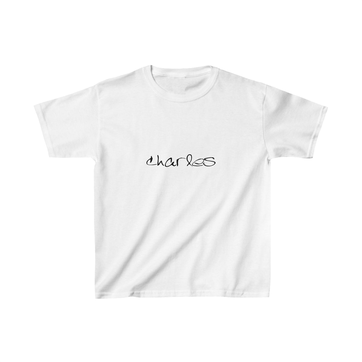 Charles, Man, Boy, Name, Kids Heavy Cotton™ Tee