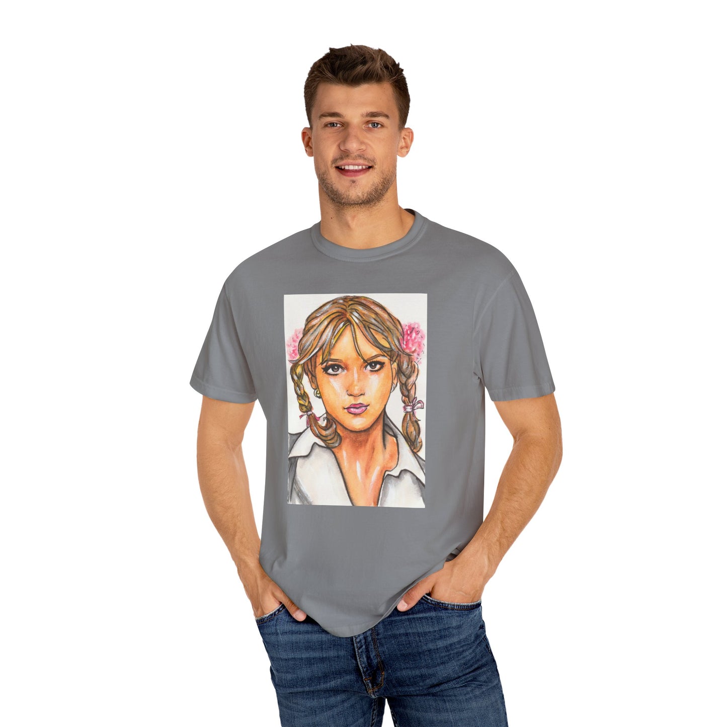 Britney, Unisex Garment-Dyed T-shirt