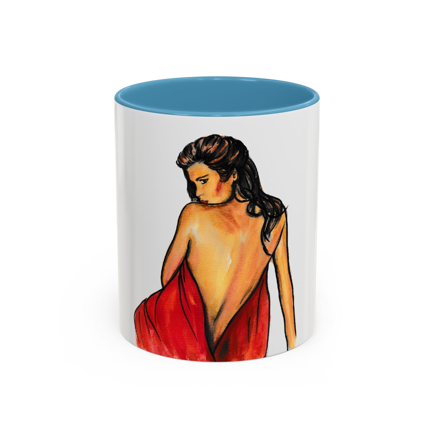 Gia Marie Carangi, Accent Coffee Mug (11, 15oz)