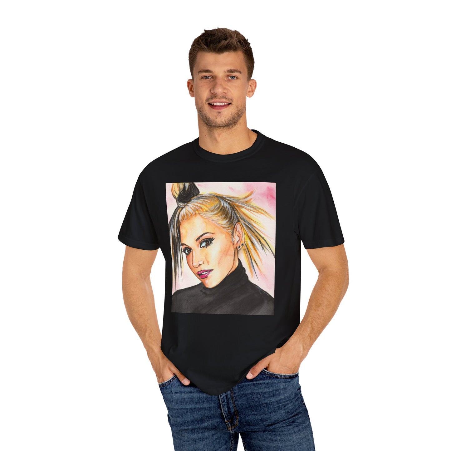 Gwen, Unisex Garment-Dyed T-shirt