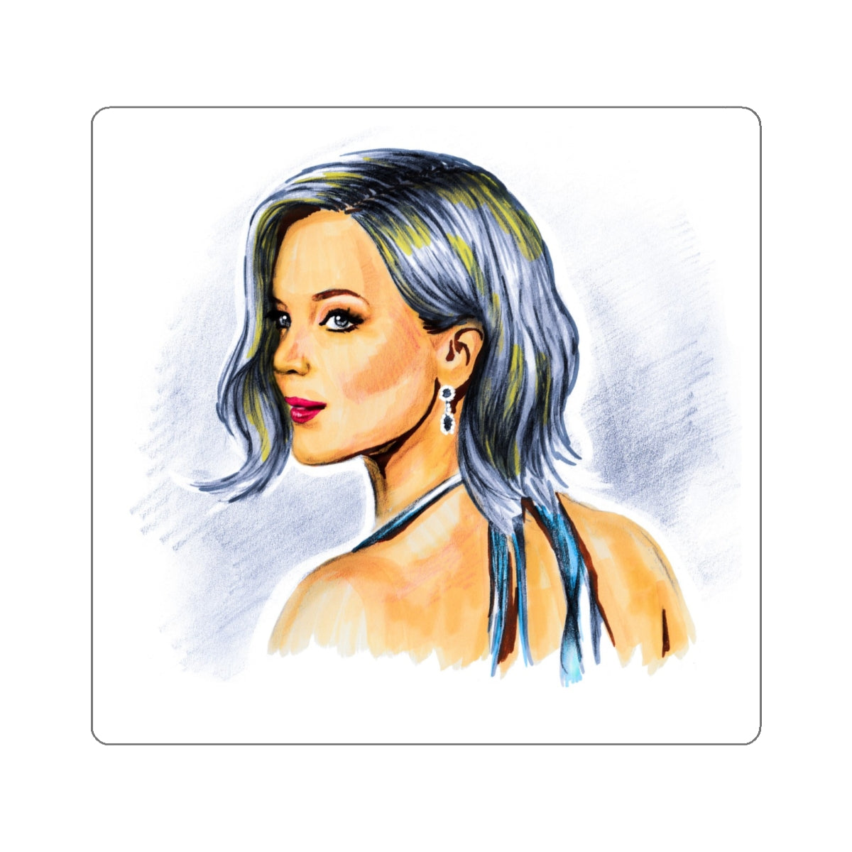 Jennifer Lawrence, Kiss-Cut Stickers