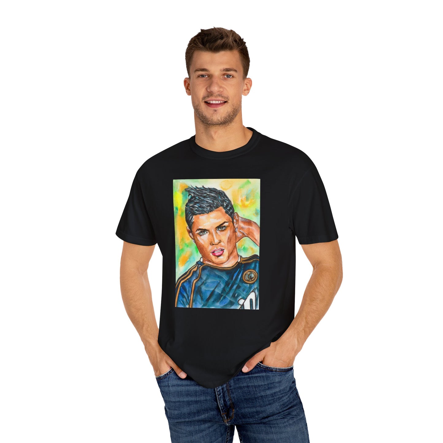 Cristiano Ronaldo, Unisex Garment-Dyed T-shirt