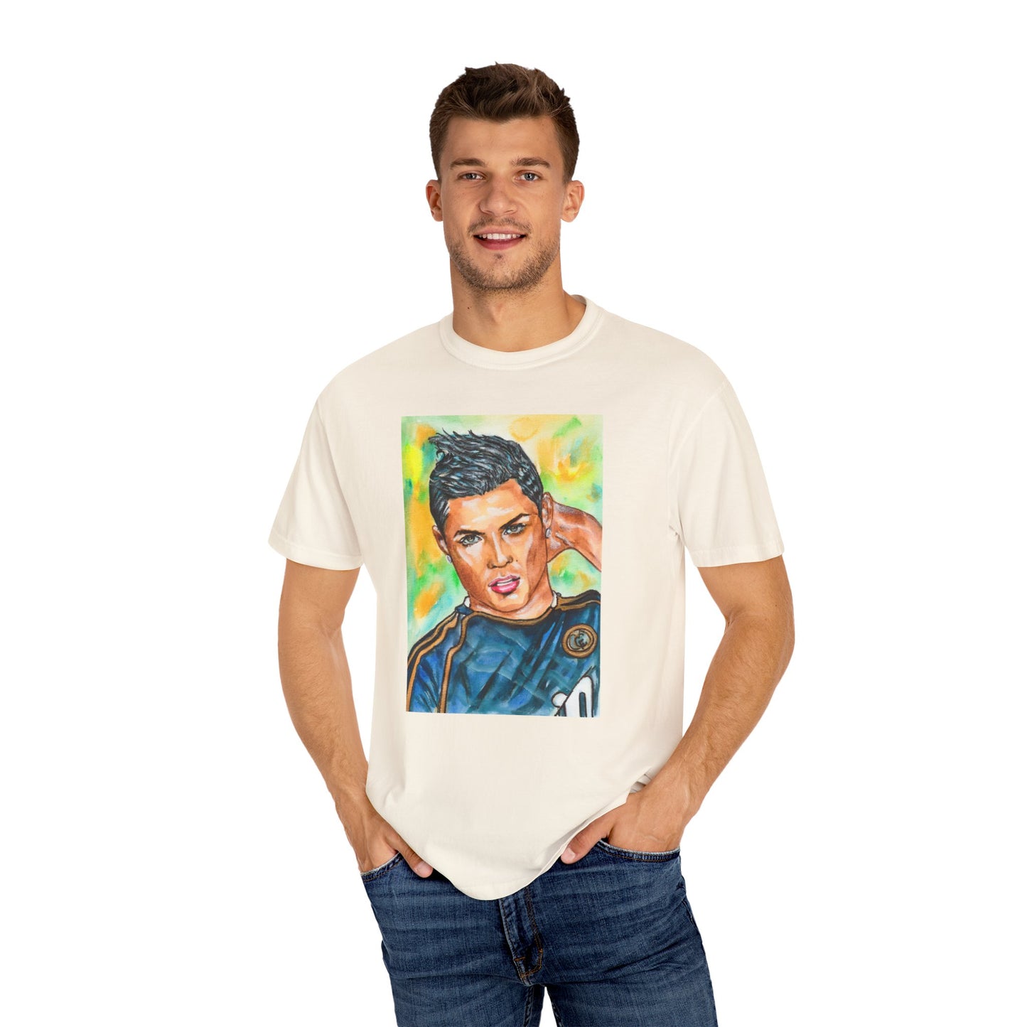 Cristiano Ronaldo, Unisex Garment-Dyed T-shirt