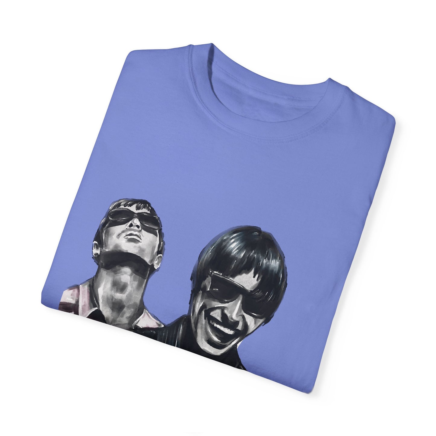 Liam & Noel Gallagher, Oasis, Unisex Garment-Dyed T-shirt