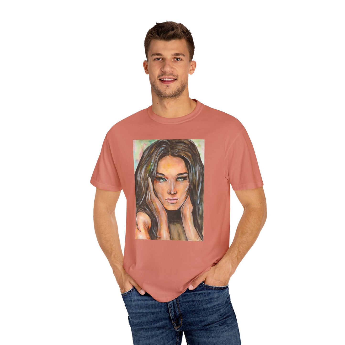 Carla, Unisex Garment-Dyed T-shirt